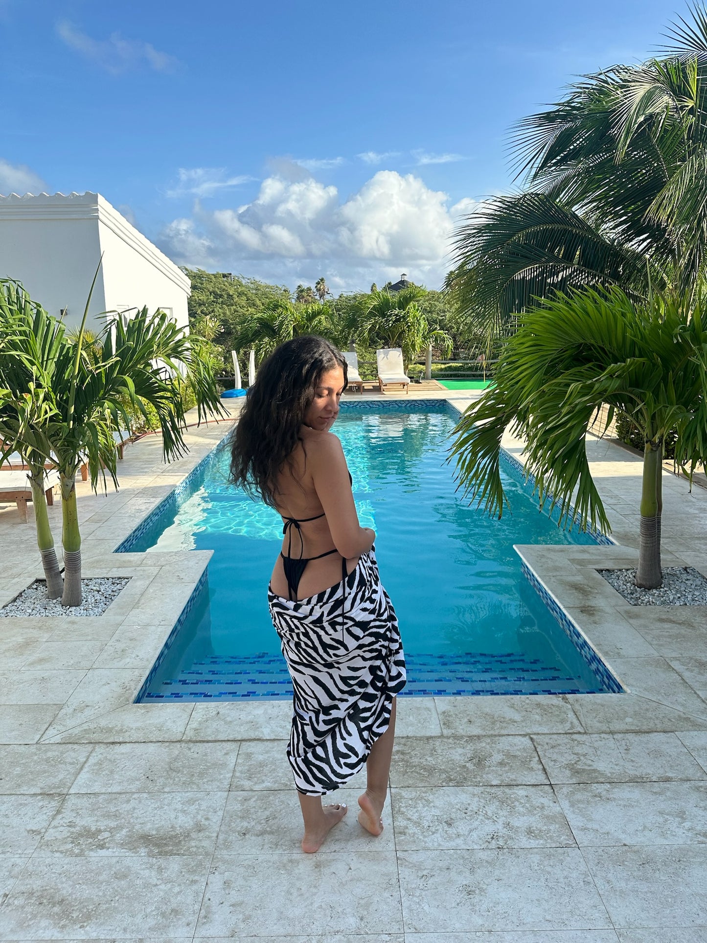 Zebra Stripe Sarong